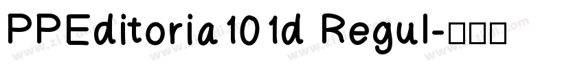 PPEditoria101d Regul字体转换